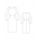 New and Improved Fitting Pattern! Exclusive CustomFit Sewing Patterns  - Sloper (Basic Block)  Woven with Sleeve Dart