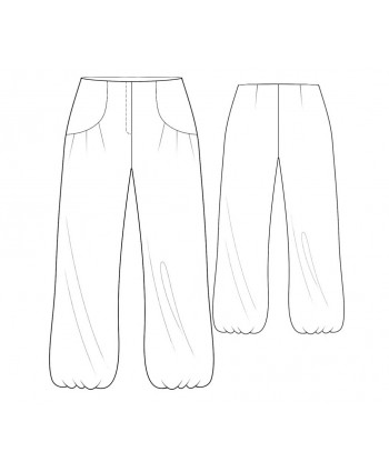 Custom-Fit Sewing Patterns - Baloon Pants