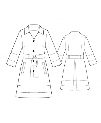 Custom-Fit Sewing Patterns - Jacket with Contrast Panels