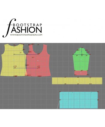 Custom-Fit Sewing Patterns - Cowl Neck Knit Top