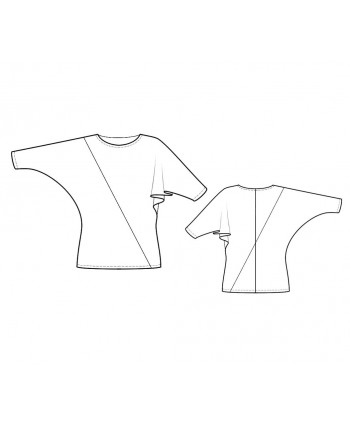 Custom-Fit Sewing Patterns - Dolman Sleeve Top