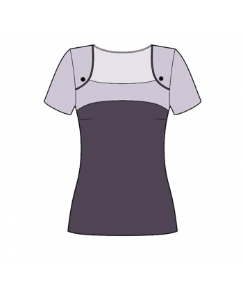Custom-Fit Sewing Patterns - Knit Top With Yoke