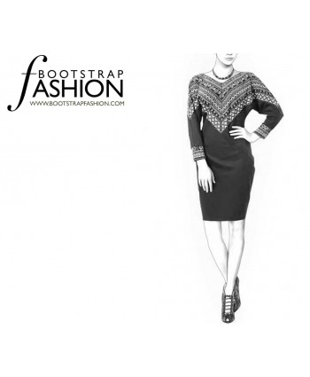Custom-Fit Sewing Patterns - 43319 Dress