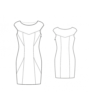Custom-Fit Sewing Patterns - 43509 Dress