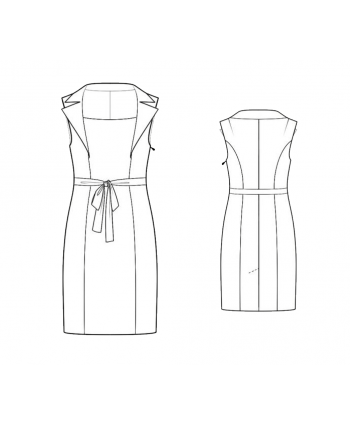 Custom-Fit Sewing Patterns - 43789 Dress