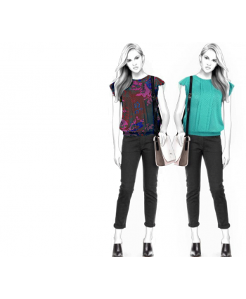Custom-Fit Sewing Patterns -  Flutter Sleeve Blouse