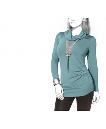 Custom-Fit Sewing Patterns - Cowl Neck Top