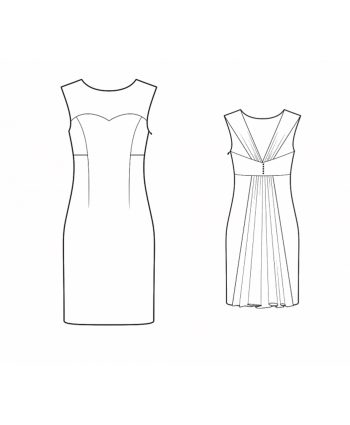Custom-Fit Sewing Patterns - Dress With Back Opening