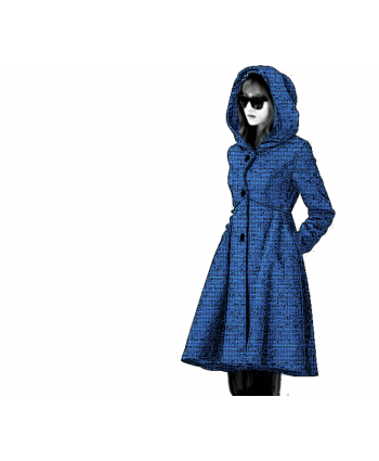 Custom-Fit Sewing Patterns - Peaked Empire Waist Coat 