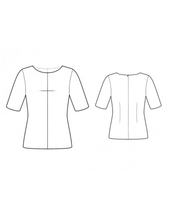 Custom-Fit Sewing Patterns - Short Sleeved Top