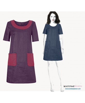 Custom-Fit Sewing Patterns -Dress With Pockets