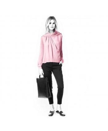 Custom-Fit Sewing Patterns - Blouse With Scarf Imitation