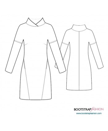 Custom-Fit Sewing Patterns - Knit Tunic With Decorative Seams