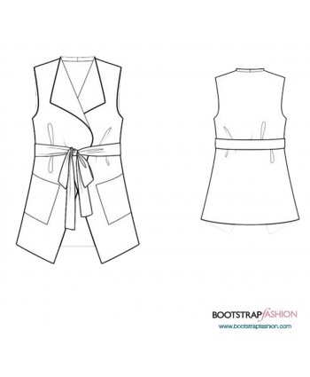 Custom-Fit Sewing Patterns - Vest With Pockets