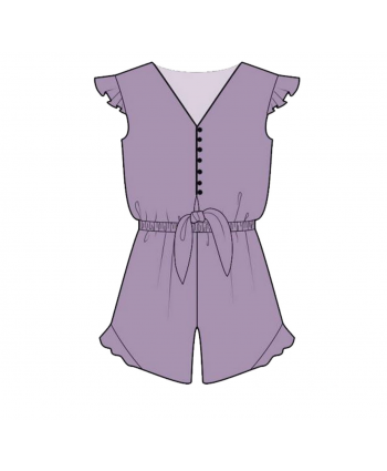 Custom-Fit Sewing Patterns - Jumpsuit With Ruffles