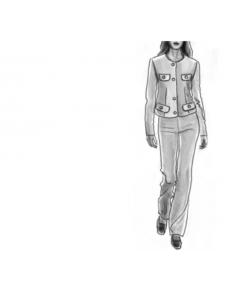 Custom-Fit Sewing Patterns - 43289 Jacket