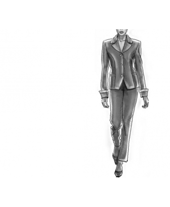 Custom-Fit Sewing Patterns - 43289 Jacket