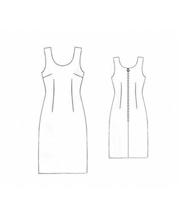 Custom-Fit Sewing Patterns - 52029 Dress