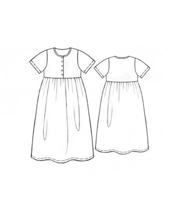 Custom-Fit Sewing Patterns - Empire Waist Nightgown