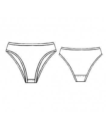 Custom-Fit Sewing Patterns - Bikini Panty