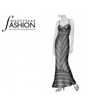 Custom-Fit Sewing Patterns - 54629 Dress