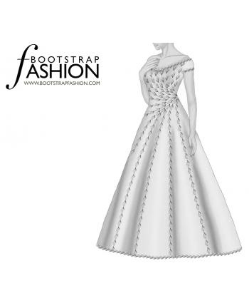 Custom-Fit Sewing Patterns - Wedding Dress