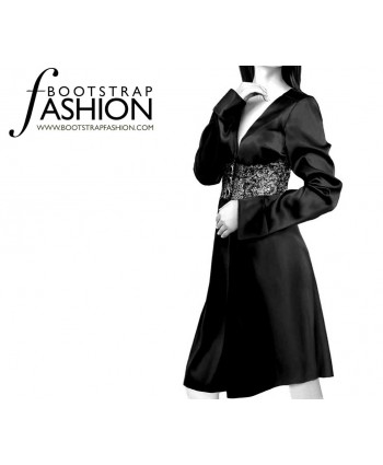 Custom-Fit Sewing Patterns - Cinched Waist Robe