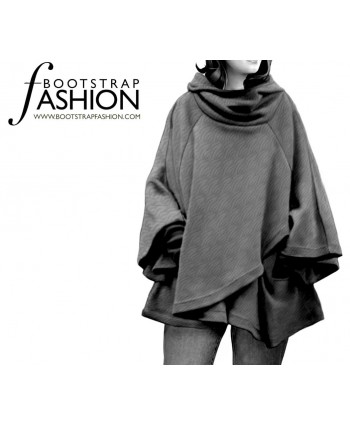 Custom-Fit Sewing Patterns - Cape With A Hood