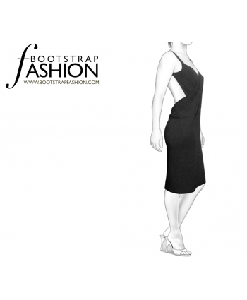 Custom-Fit Sewing Patterns - Backless Wrap Dress