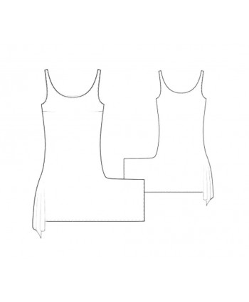 Custom-Fit Sewing Patterns - Sleeveless Scoop-Neck Shift