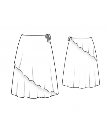 Custom-Fit Sewing Patterns - A-Line Swirl Skirt