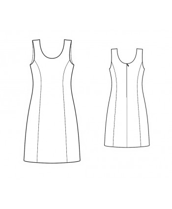 Custom-Fit Sewing Patterns - Princess-Style Sleeveless Dress
