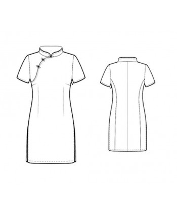 Custom-Fit Sewing Patterns - Asian-Style Fitted Dress