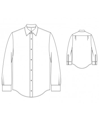 Made-To-Measure Loose Fit Men's Shirt