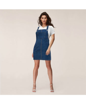 Overall Jumper Dress, Custom Fit Sewing Pattern