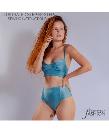 Exclusive! Custom-Fit Swimwear: 2-piece Set. Includes Step-by-Step Illustrated Sewing Instructions