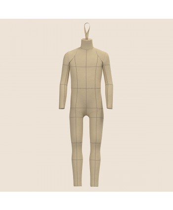 Custom-Fit Youth Boys (Ages 7-16) DIY Full-Body Dress Form Sewing Pattern with Step-by-Step Photo Instructions