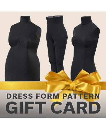 Custom-Fit Dress Form Sewing Pattern Gift Card