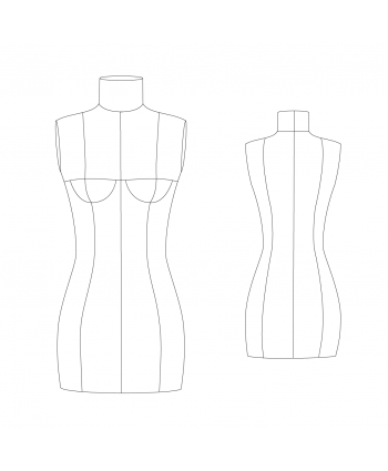 Custom-Fit Girls (Ages 7-16) DIY Dress Form Sewing Pattern with Step-by-Step Photo Instructions