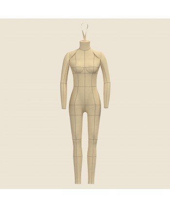 Custom-Fit Youth Girls (Ages 7-16) DIY Full-Body Dress Form Sewing Pattern with Step-by-Step Photo Instructions