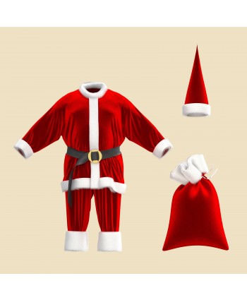 Men’s Santa Claus Costume Sewing Pattern for Christmas