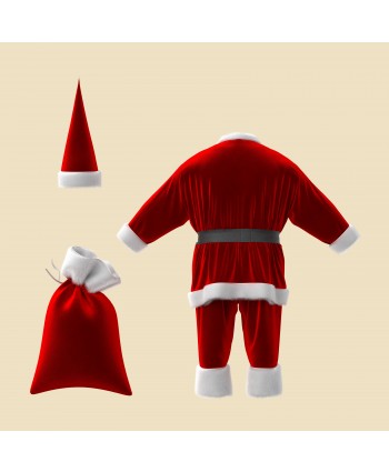 Men’s Santa Claus Costume Sewing Pattern for Christmas