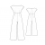 Custom-Fit Sewing Patterns - Boat Neck, Wide Leg Jumpsuit