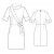 Custom-Fit Sewing Patterns -  Collar with Asymmetrical Shawl  Detail