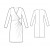 Custom-Fit Sewing Patterns - Draped Faux-Wrap Jersey Dress