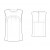 Custom-Fit Sewing Patterns - Sleeveless Yoke Front Blouse