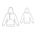 Custom-Fit Sewing Patterns - Asymmetric Zipper Hoodie