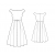 Custom-Fit Sewing Patterns - Bateau Neck, Fit And Flare Dress
