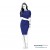 Custom-Fit Sewing Patterns - Draped Sleeves Dress