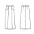 Custom-Fit Sewing Patterns - Skirts